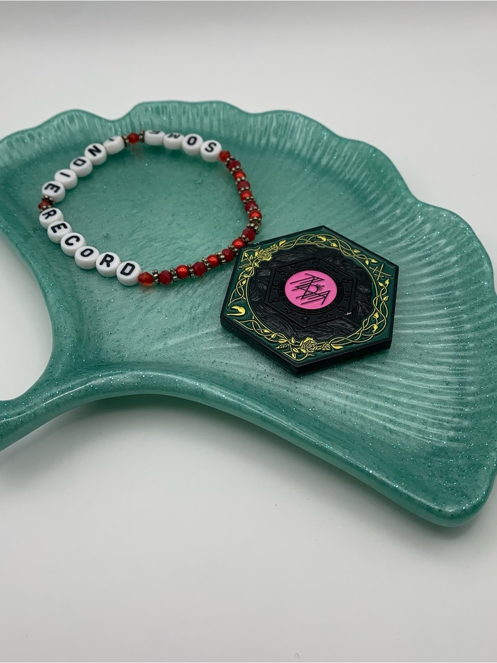 Sea foam blue trinket tray
